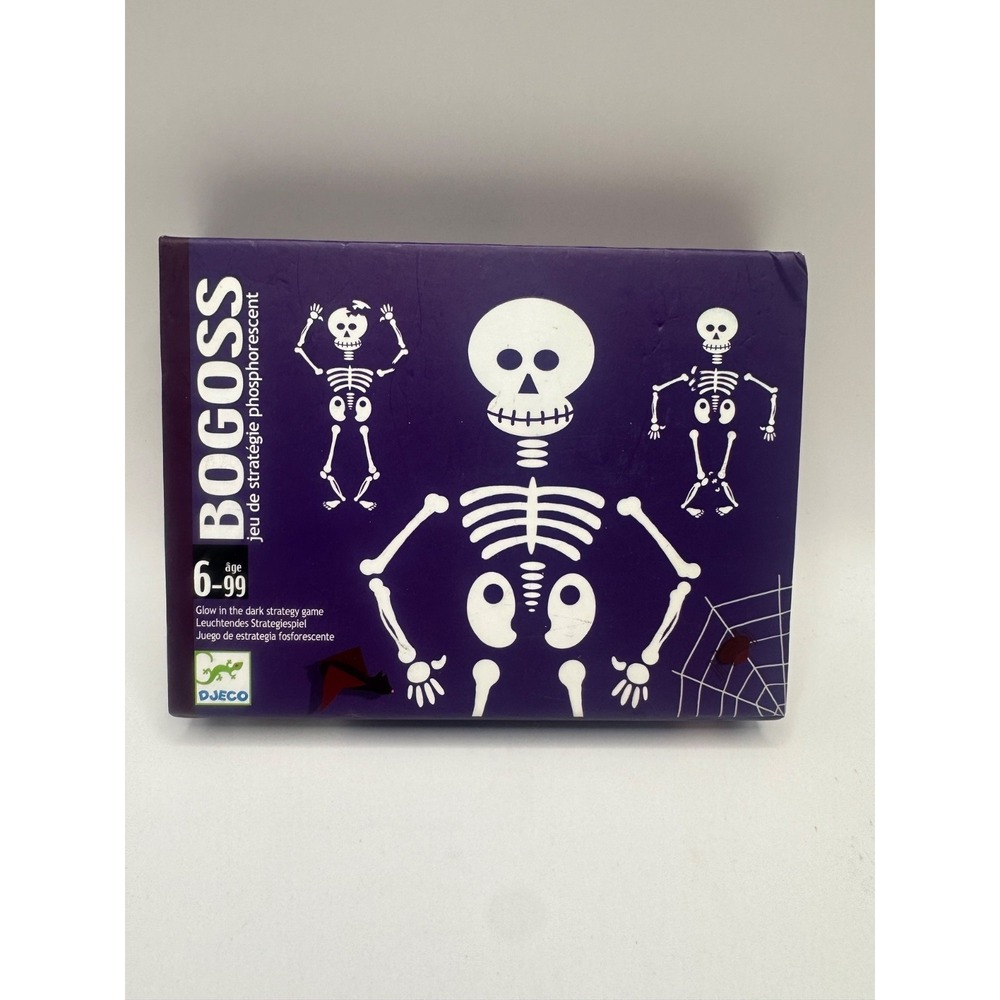 BOGOSS Build A Skeleton Glow in the Dark Strategy Game Djeco NEW OPEN BOX  6+
